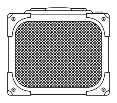 Classic Guitar Amplifier Stock Illustration