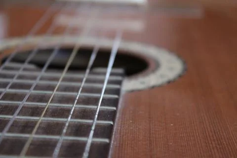 Classic Guitar String 1 Stock-Fotos