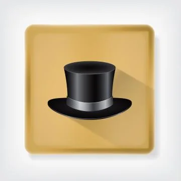 Classic hat Stock Illustration