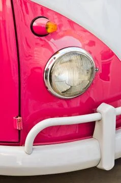 Classic headlight Stock Photos