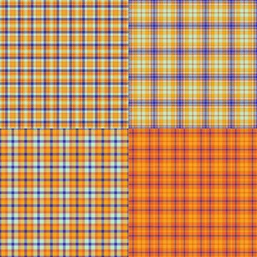 Classic heritage plaid pattern. Seamless tartan vector background for textile Stock Illustration