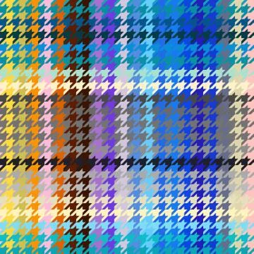 Classic Hounds-tooth pattern in abstract style. Stock Illustration