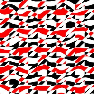 Classic Hounds-tooth pattern in a patchwork collage style. Stock Illustration