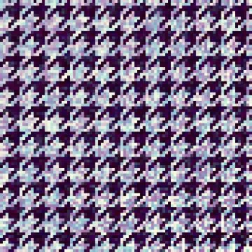 Classic Hounds-tooth pattern in a patchwork collage style. Stockillustratie