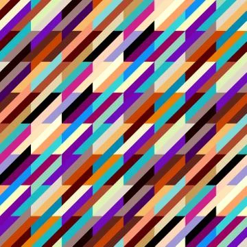 Classic Hounds-tooth pattern in a patchwork collage style. Stock Illustration