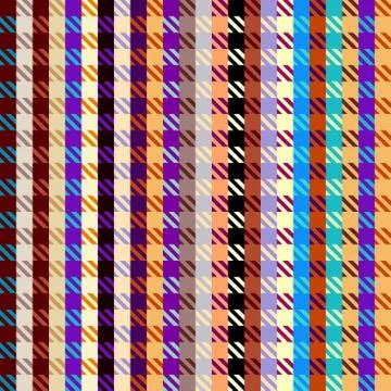 Classic Hounds-tooth pattern in a patchwork collage style. Illustrazione stock