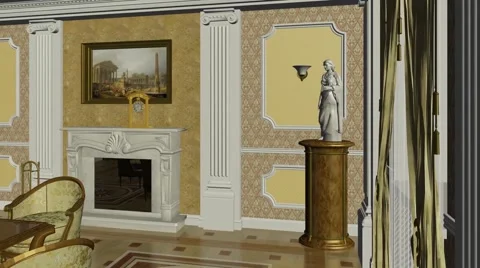 Classic interior 2 Stock Footage 51034851