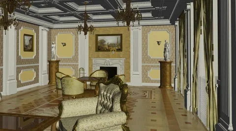 Classic interior Stock Footage 51035244