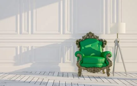 Classic interior Stock Illustration