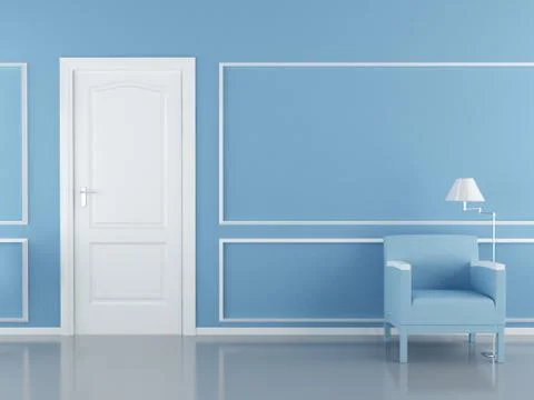 Classic interior Stock Illustration