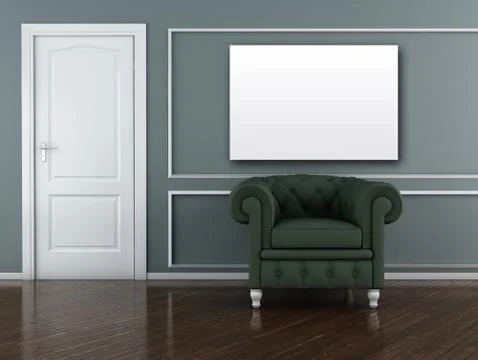 Classic interior Stock Illustration