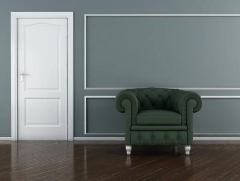 Classic interior Stock Illustration