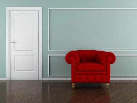 Classic interior Stock Illustration