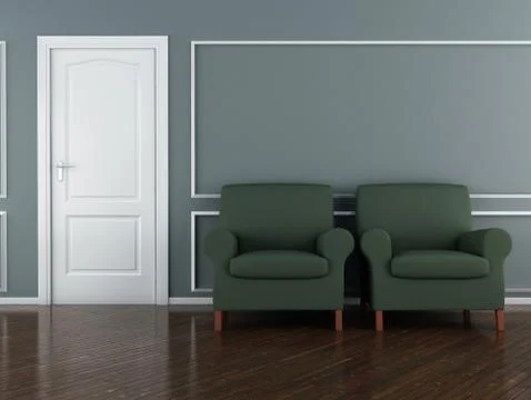 Classic interior Stock Illustration