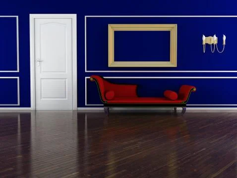 Classic interior Stock Illustration