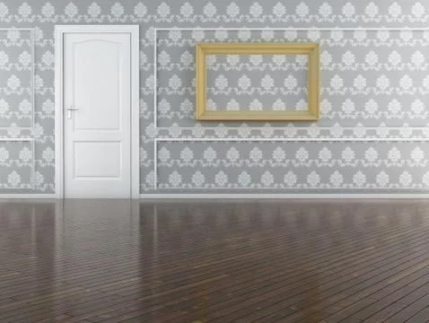 Classic interior Stock Illustration