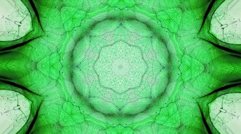 A Classic kaleidoscope HD Vj Loop Stock Footage 64765383