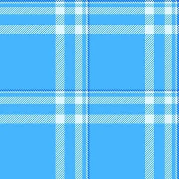 Classic, light blue tartan pattern. A cool, clean design for backgrounds, app Stock Illustration