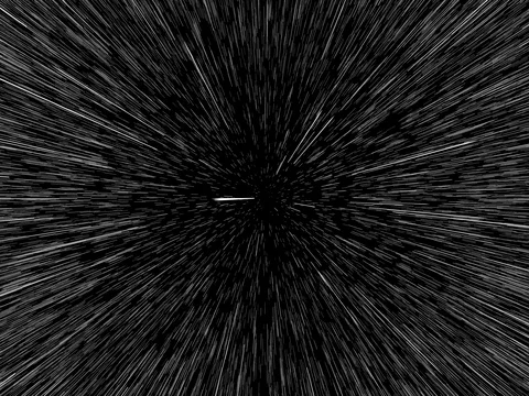 Classic Light Speed Jump (2160p 25fps) Video stock 75032708
