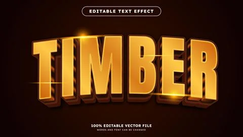 Classic luxury text effect with gold editable font style Stock Illustration