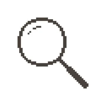 Classic magnifier with handle イラスト素材