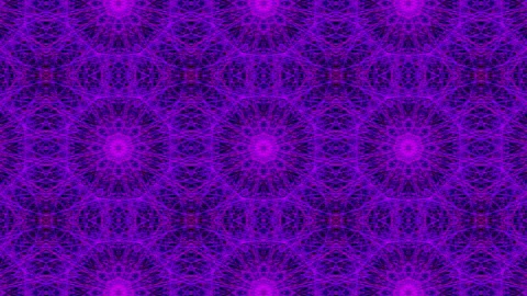 Classic Mandala Kaleidoscope pattern background Stock Footage 134560941
