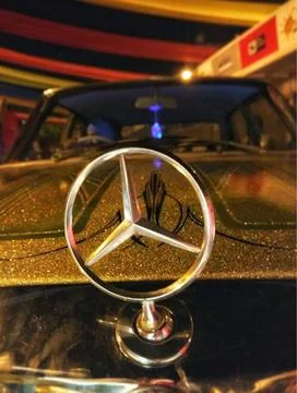 Classic Mercedez Logo Stock Photos