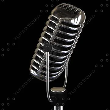 Classic microphone 3D Model