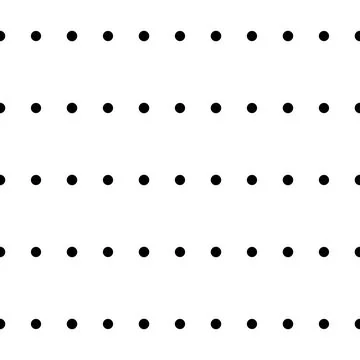 Classic monochrome minimalistic seamless pattern with dots and circles. Vector Stock Illustration