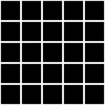 Classic monochrome minimalistic seamless pattern with squares Vector Stock Illustration