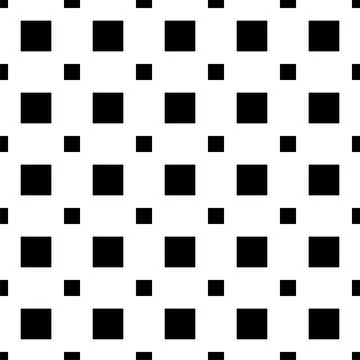 Classic monochrome minimalistic seamless pattern with dots. Vector illustration. Stock Illustration