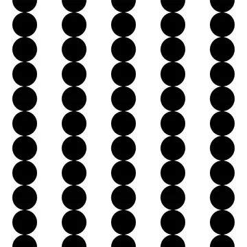 Classic monochrome minimalistic seamless pattern with dots and circles. Vector Stock Illustration