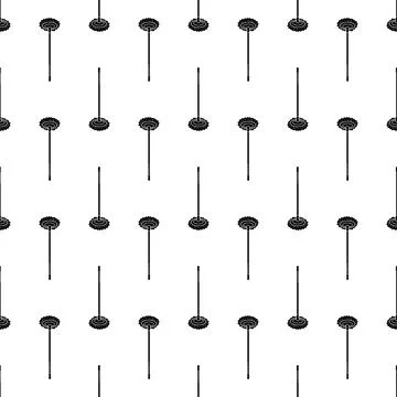 Classic mop pattern seamless vector Stock Illustration