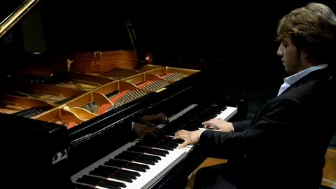 Classic music Sonata n 3 Chopin Stock Footage