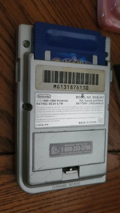 Classic Nintendo Gameboy Pokemon Blue Stock Video Pond5
