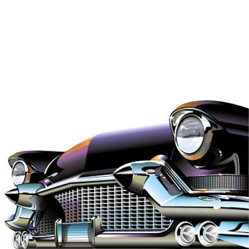 Classic Old Car Illustration