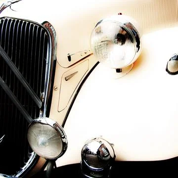 Classic oldtimer car from the 50s. Foto stock