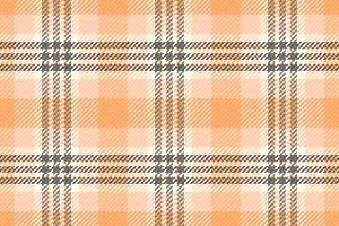 Classic orange plaid pattern, seamlessly tiled. Ideal for background fills, t Illustrazione stock
