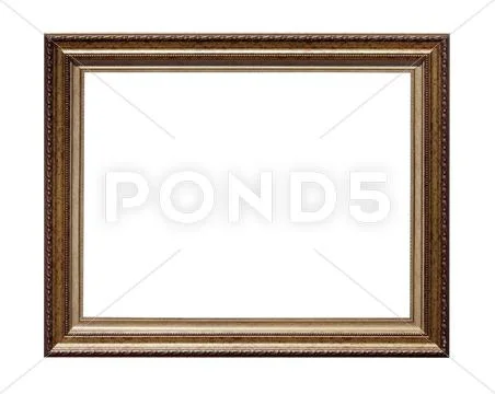 Classic painting canvas frame isolated Stock Photos