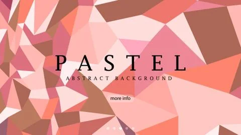 Classic pastel tone abstract vector background,modern geometry website templa Stock Illustration