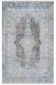 Classic patterned machine rug on a white background Stock Photos