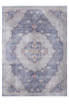 Classic patterned machine rug on a white background Stock Photos