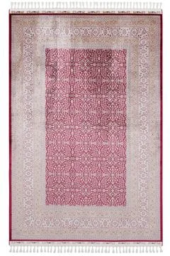 Classic patterned machine rug on a white background Stock Photos