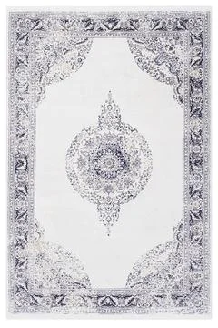 Classic patterned machine rug on a white background Stock Photos