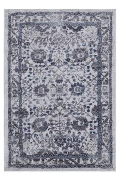 Classic patterned machine rug on a white background Stock Photos