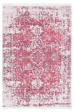 Classic patterned machine rug on a white background Stock Photos