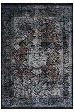 Classic patterned machine rug on a white background Stock Photos