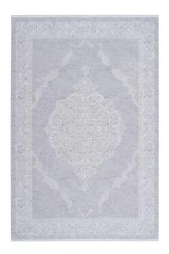 Classic patterned machine rug on a white background Stock Photos
