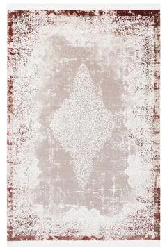 Classic patterned machine rug on a white background Stock Photos