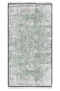 Classic patterned machine rug on a white background Stock Photos